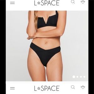 L*Space ribbed Fanning bikini bottom